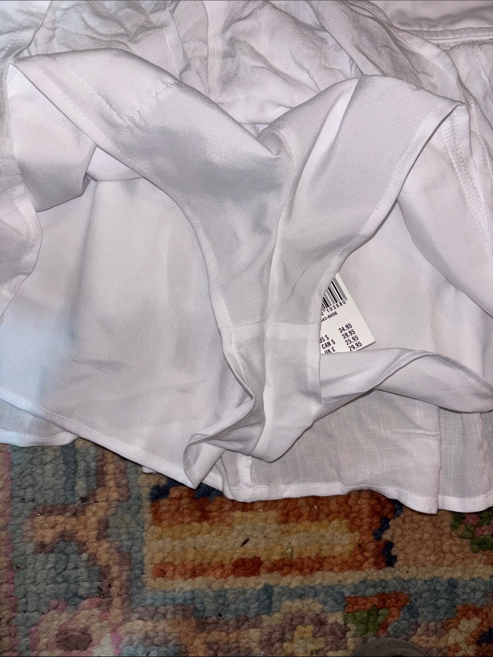 Hollister Foldover Waist Tiered Mini Skort - Picture 4 of 7